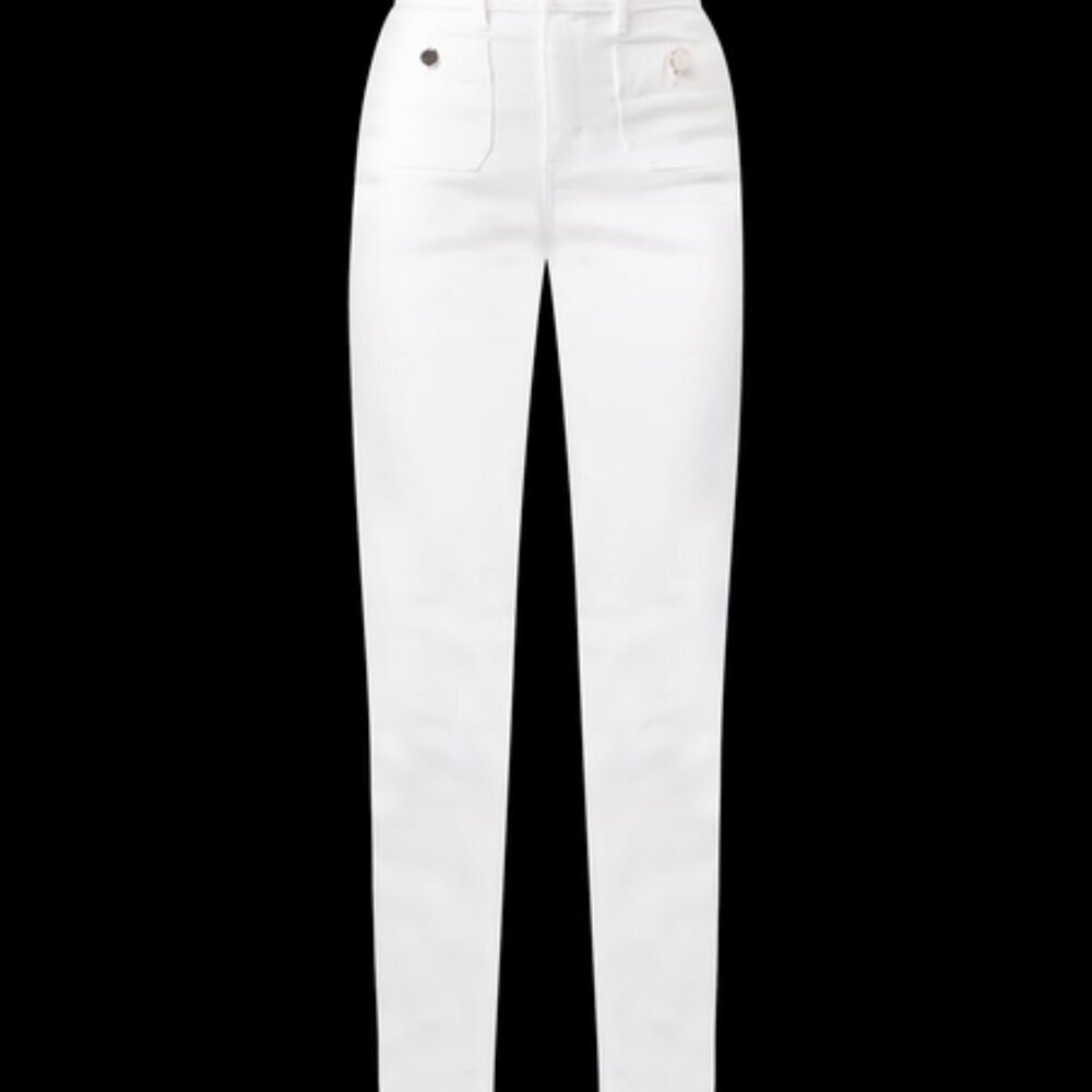 White House Back Market - Patch Pocket High-Rise Slim Jean - Size 10